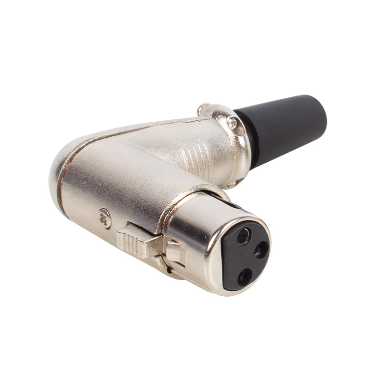 Canon Fi̇ş Di̇şi̇ 90 Derece L Ti̇p Xlr Jack Fi̇ş (4172)
