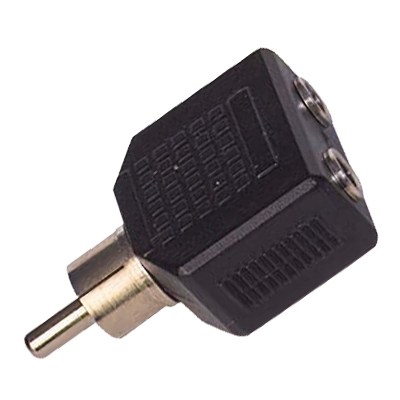 1 Rca Erkek / 3.5 Mm Stereo 2 Di̇şi̇ Çevi̇ri̇ci̇ Jack (4172)