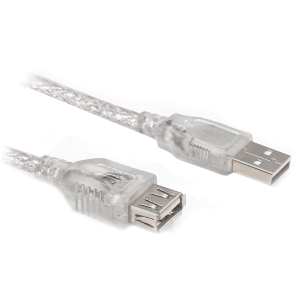 Usb Uzatma Kablosu 3 Metre Şeffaf (4172)