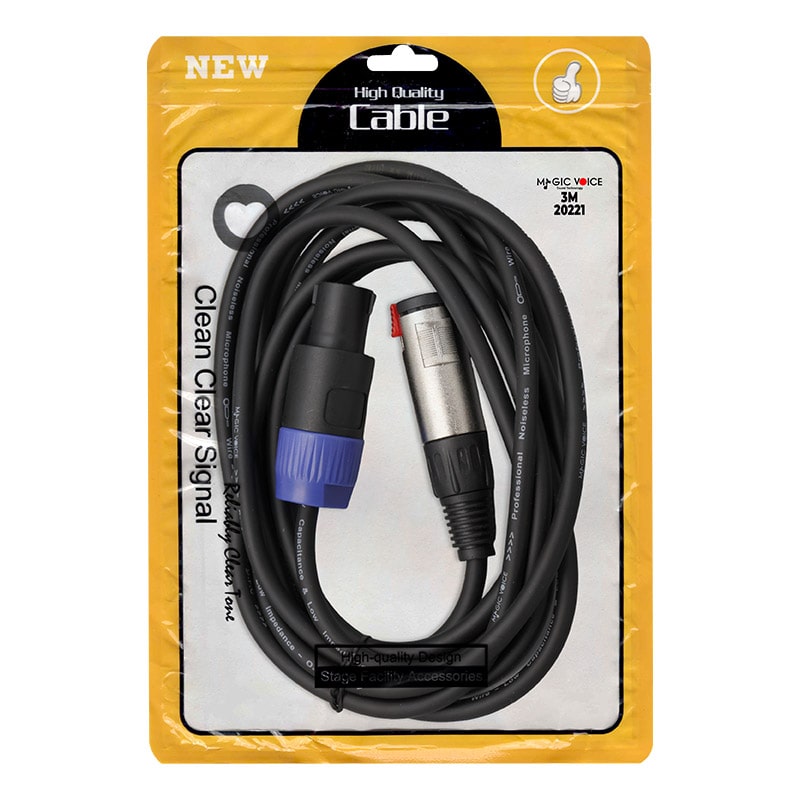 Ld384 Specon Erkek - Canon Di̇şi̇ Çevi̇ri̇ci̇ Kablo 3 Metre (4172)