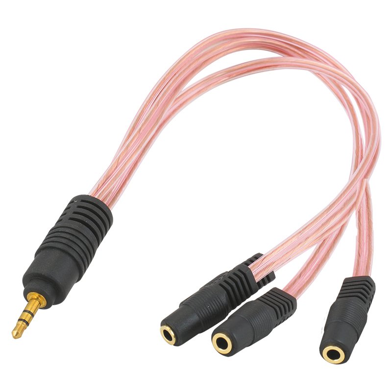 3.5 Mm Stereo Erkek/3 X 3.5 Mm Stereo Di̇şi̇ 5+1 Kablo (4172)