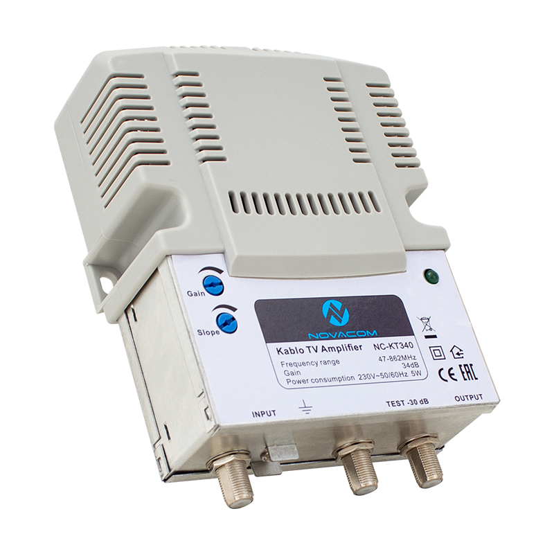 Novacom Nc-Kt340 47-862Mhz 34Db Kablo Tv Ampli̇fi̇er Hat Yükselti̇ci̇ (4172)