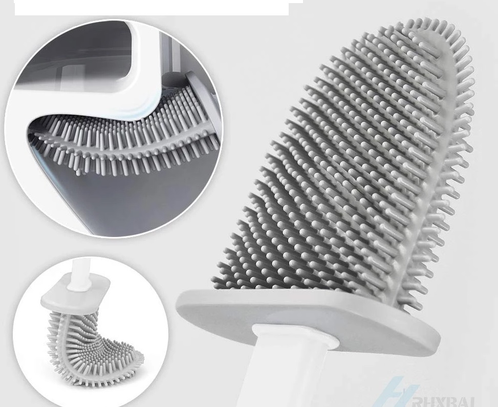 Hijyenik Klozet Temizleme Silikonu Esnek Fırça (4172)