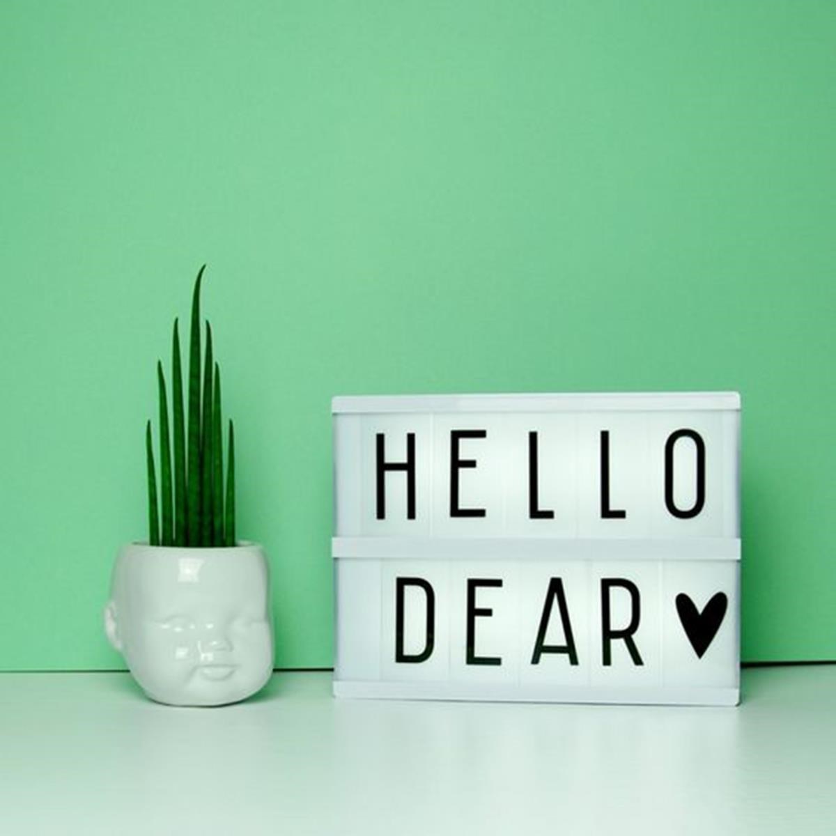 Sinematik Lightbox Dekorasyon Aydınlatma Aksesuarları (A5 Boyut) (4172)