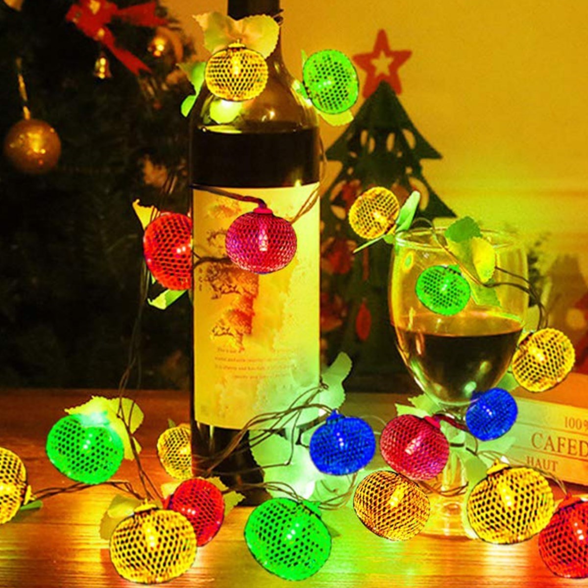 Parti Ve Özel Gün Dekorasyonu Top Led Kandil Şeklinde Aydınlatma (4172)