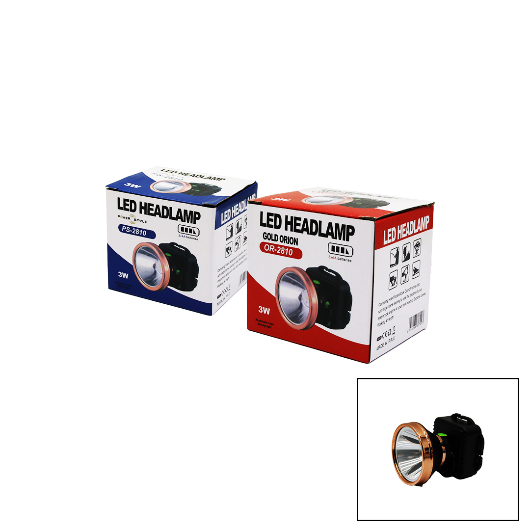 3W Pi̇lli̇ Kafa Lambasi Fener Oynar Başli (4172)