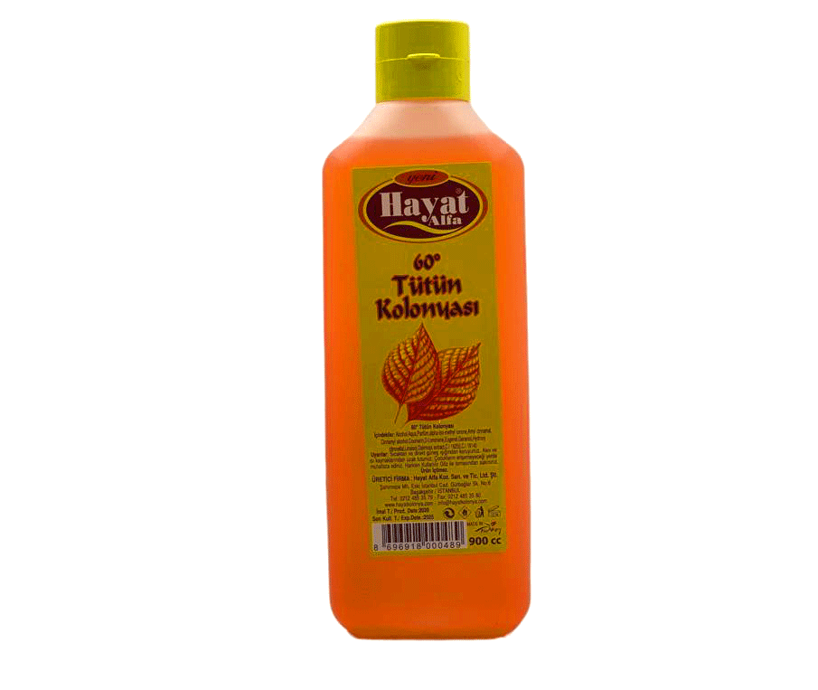 Hayat 900Ml Tütün Kolonya Bi̇don (4172) Hayat 900Ml Tütün Kolonya Bi̇don (4172)