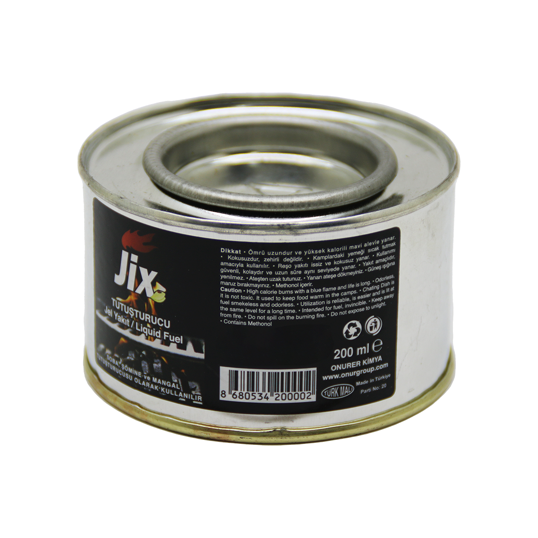 Ji̇x Tutuşturucu 200Ml Teneke Jel Yakit