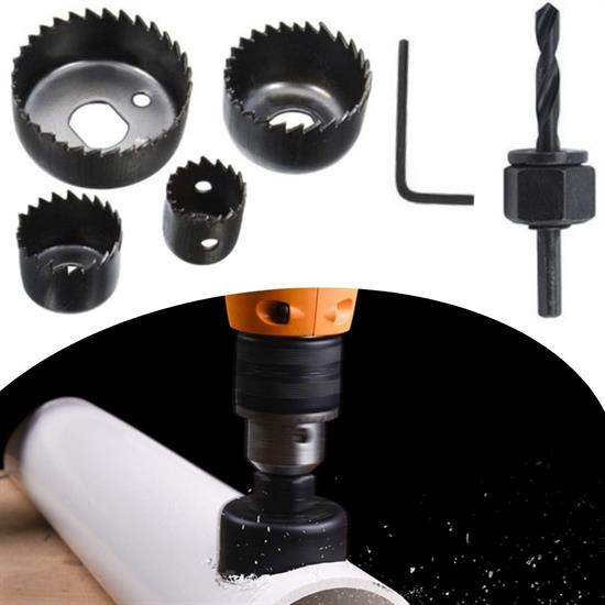 6 Parça Demir Ahşap Alçıpan Delme Buat Açma Seti (4172)