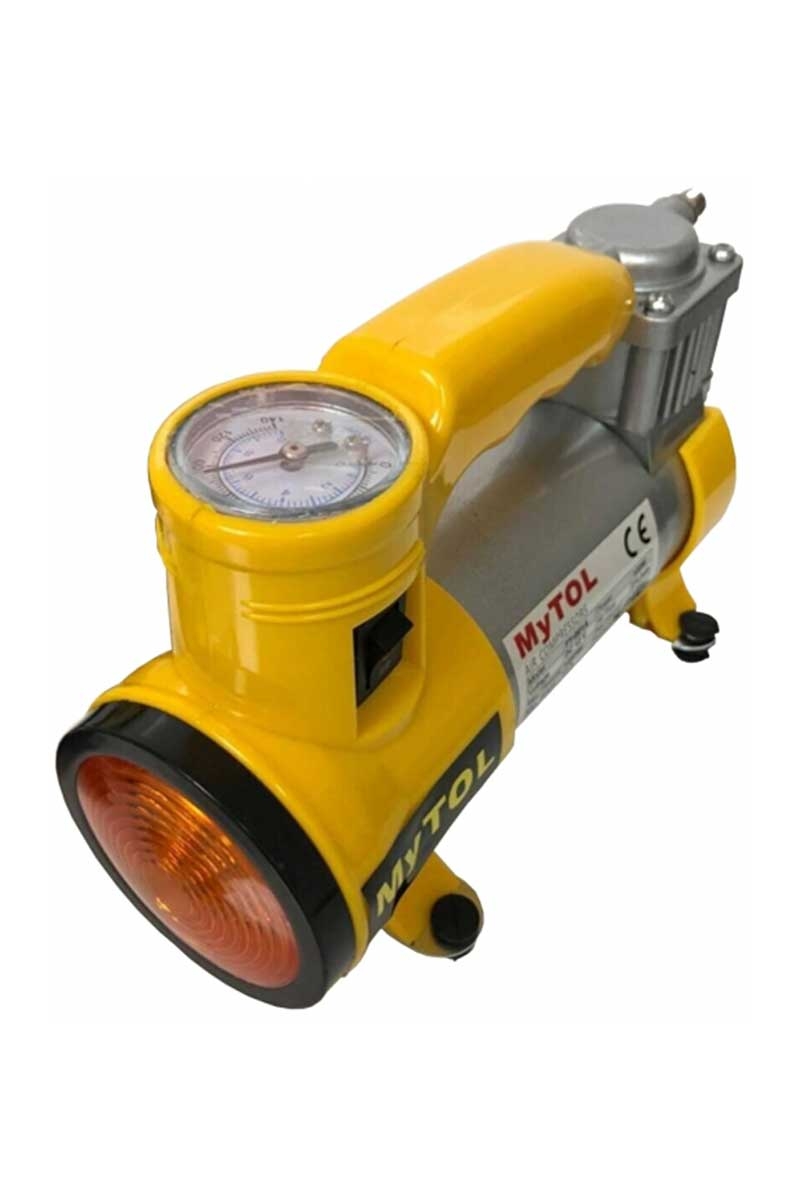 Metal Gövdeli Ve Işıklı Mini Araç Hava Kompresörü (4172)