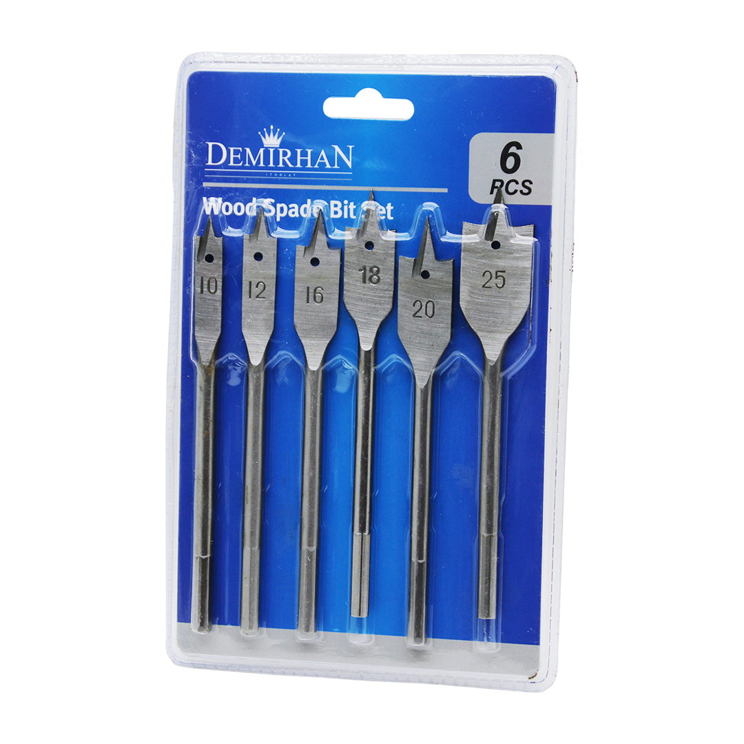 6 Parça  Yaprak Matkap Ucu Set10-12-16-18-20-25 (4172)