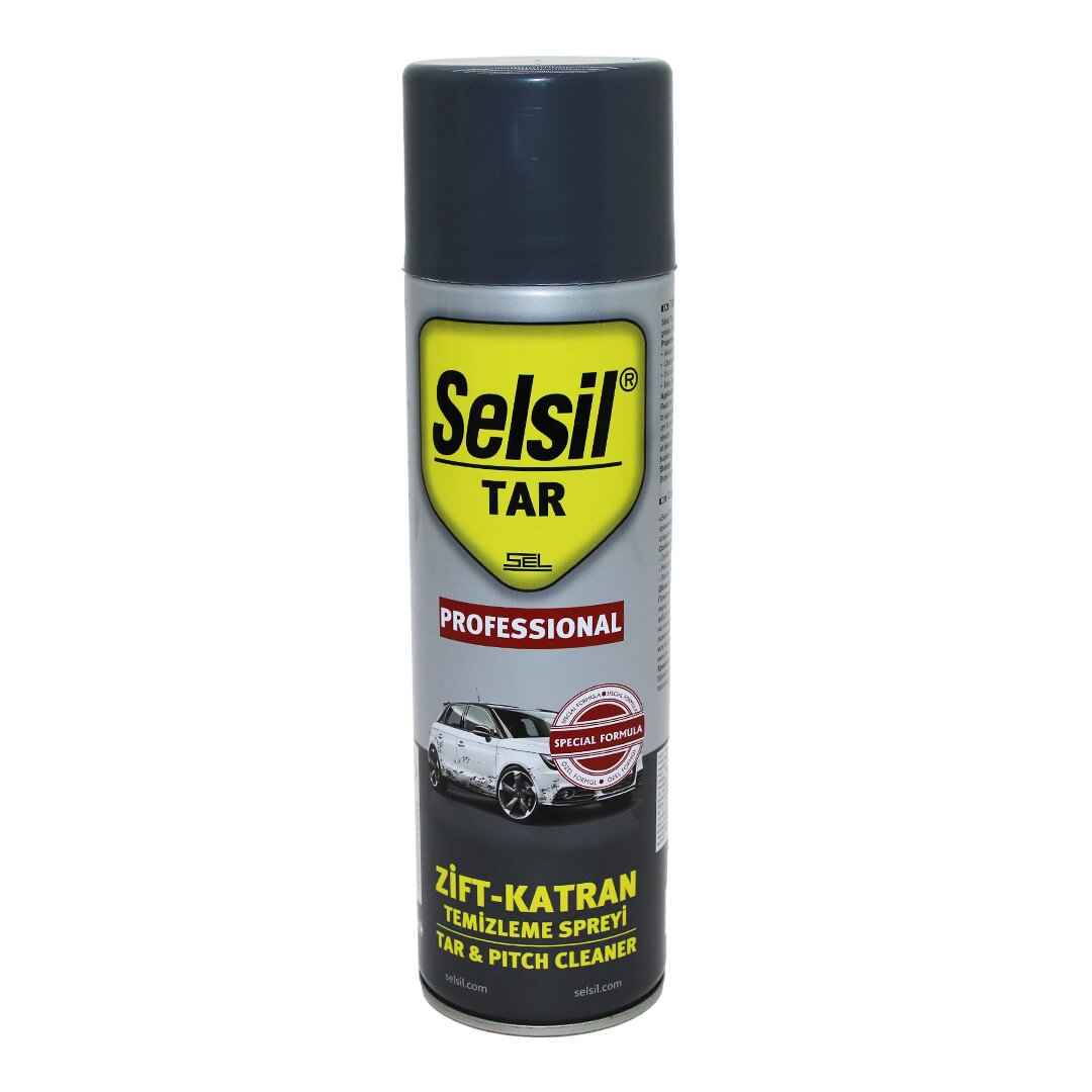 Selsi̇l Tar Zi̇ft - Katran Temi̇zleme Sprey 500Ml Ki̇r - Yağ (4172)