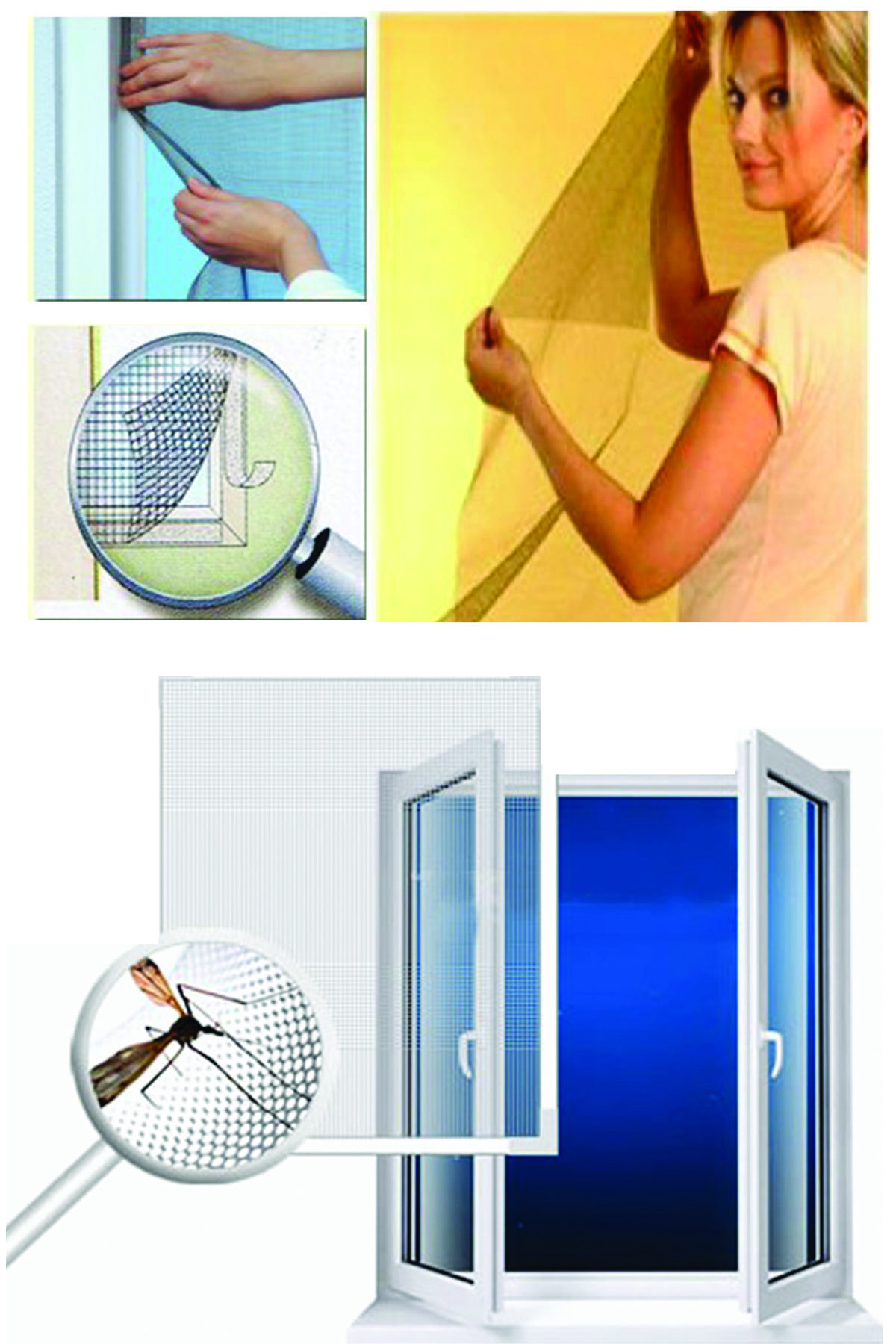 Pencere Cam Sinekliği ( 150 Cm X 100 Cm. ) (4172)