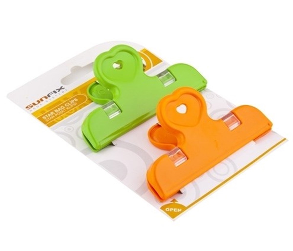 2&Apos;Li Pratik Torba Paket Ve Poşet Kapatıcı Kilitli Klips Mandal (4172)