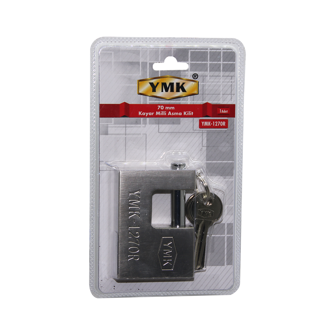 70Mm Gri̇ Kayar Mi̇lli̇ Asma Ki̇li̇t (4172)