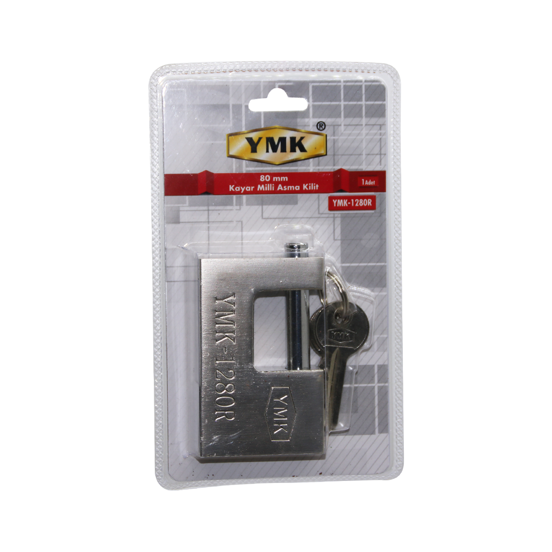 80Mm Gri̇ Kayar Mi̇lli̇ Asma Ki̇li̇t (4172)