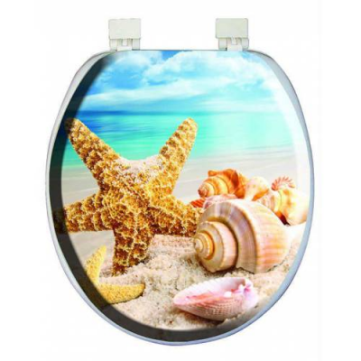 Lüks Desenli̇ Yumuşak Klozet Kapak Puf (4172)