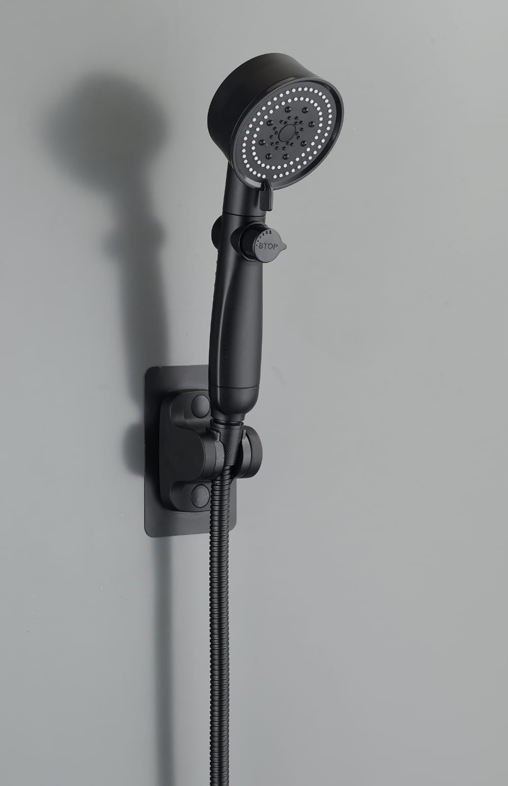 Royal Si̇yah Pervaneli̇ Kademeli̇ Stoplu  Duş Başlik (4172)