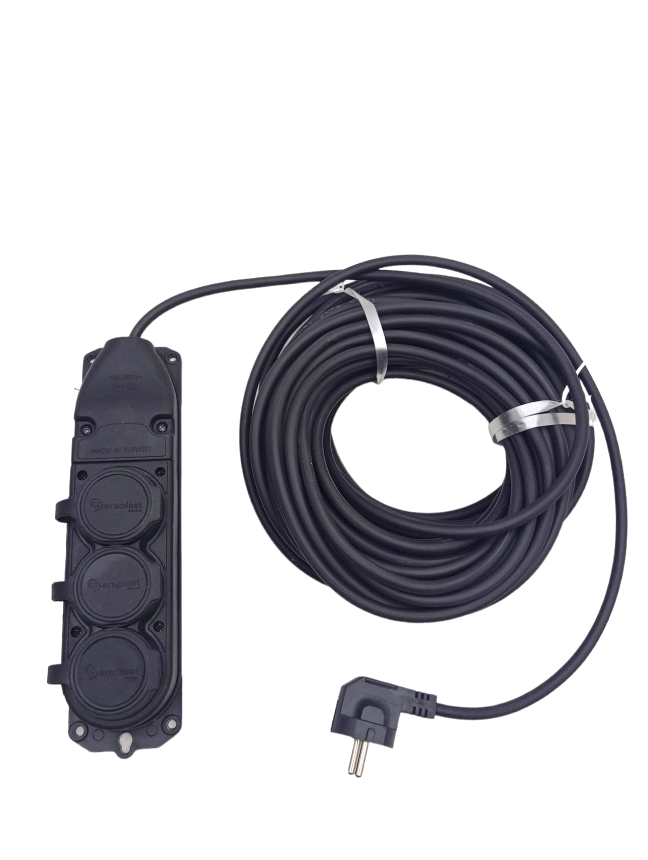 3Lü 20 Mt Uzatma Kablosu Çantali Kauçuk Pri̇z 3X1.5 Cca Kablo (4172)