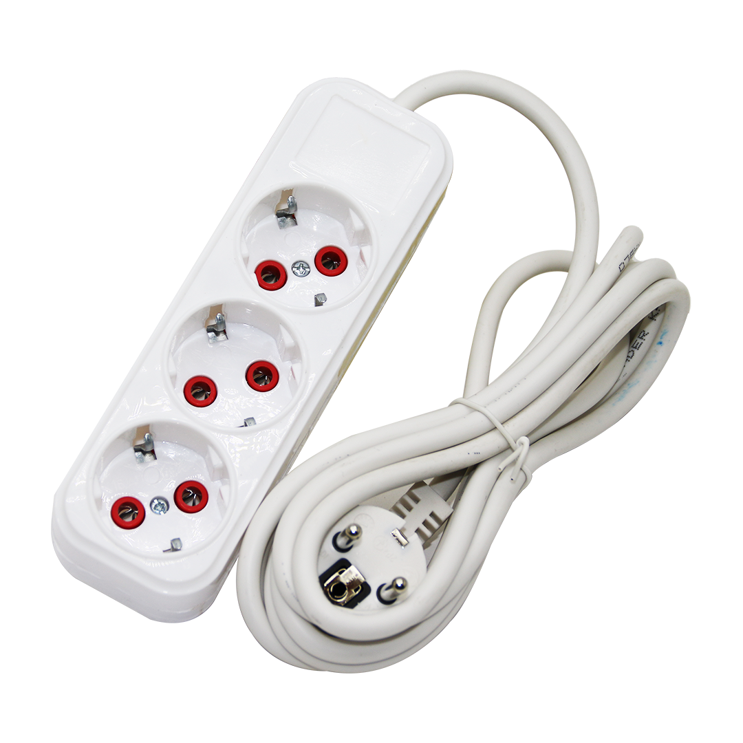 3Lü 5Mt Uzatma Kablo Grup Pri̇z (4172)