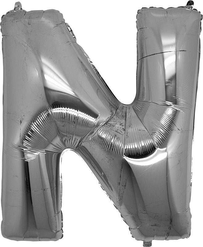 N Harf Folyo Balon  Renk  40 Inç (4172)