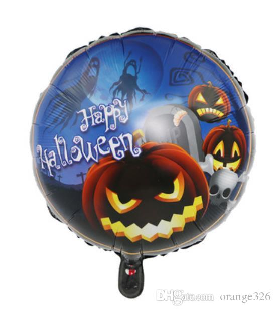 Happy Halloween Balkabağı Folyo Balon 18 Inç (4172)