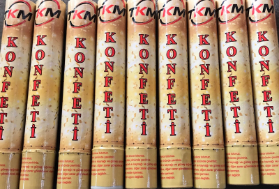 Konfeti̇ Karnaval Metali̇k Renkli̇ 30Cm (4172)