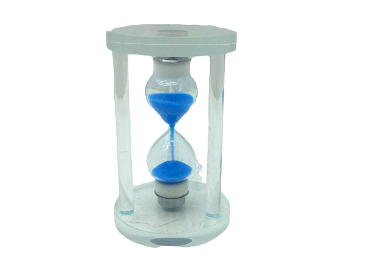 Küçük Cam Kum Saati̇ Cam Standli (4172)