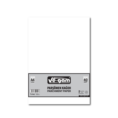 A4 40 Parça  Çi̇zgi̇si̇z Parşömen Kağidi (4172)