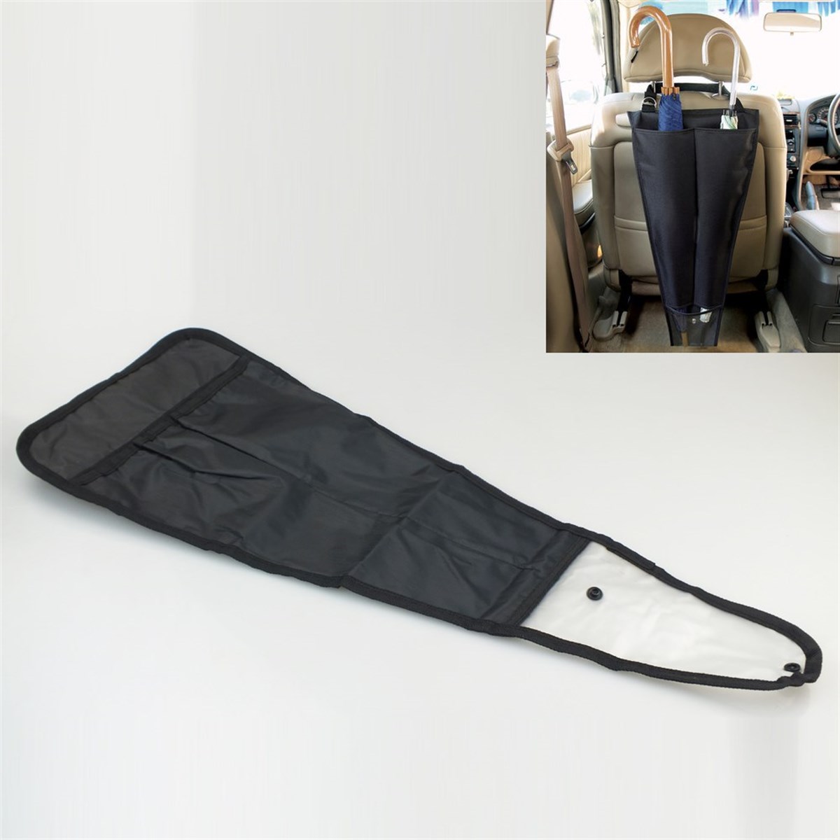 Araç İçi Şemsiye Tutacağı Koltuk Arkası Şemsiye Saklama Kılıfı (4172)