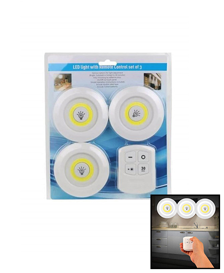 Yuvarlak 3 Parça  Dokunmati̇k - Kumandali Lamba Seti̇ (4172)