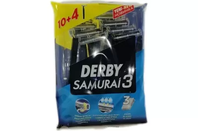 Derby Samurai̇ 3 Biçak 10+4 Parça.poşetli̇ (4172) Derby Samurai̇ 3 Biçak 10+4 Parça.poşetli̇ (4172)