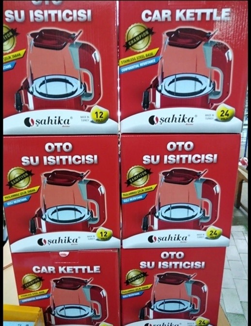 12V Otomati̇k Araç Oto Kettle Su Isiticisi Çakmaklik Fi̇şli̇ (4172) 12V Otomati̇k Araç Oto Kettle Su Isiticisi Çakmaklik Fi̇şli̇ (4172)