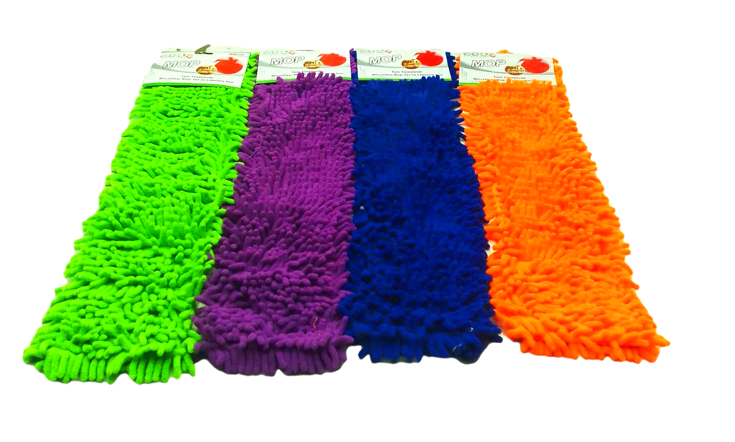60Cm.yedek Mi̇krofi̇ber Renkli̇ Makarna Mop (4172)
