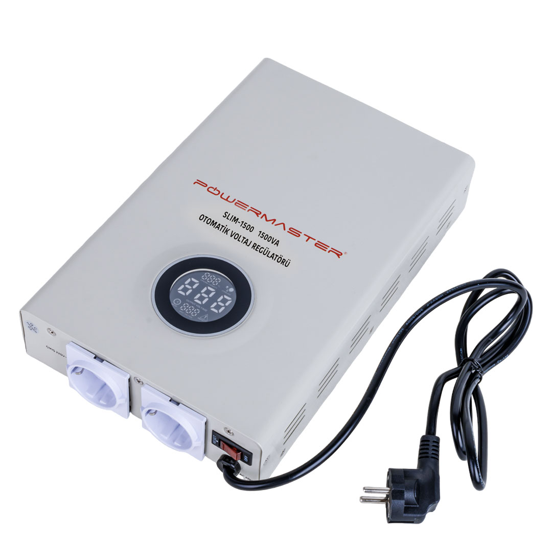 Slim-1500 Otomati̇k 900 Watt 1500Va Voltaj Regülatörü (4172)