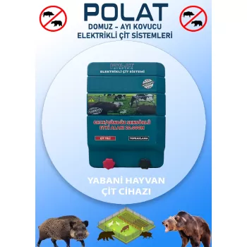 POLAT ELEKTRİKLİ ÇİT CİHAZI GECE GÜNDÜZ SENSÖRLÜ AYAR BUTONLU