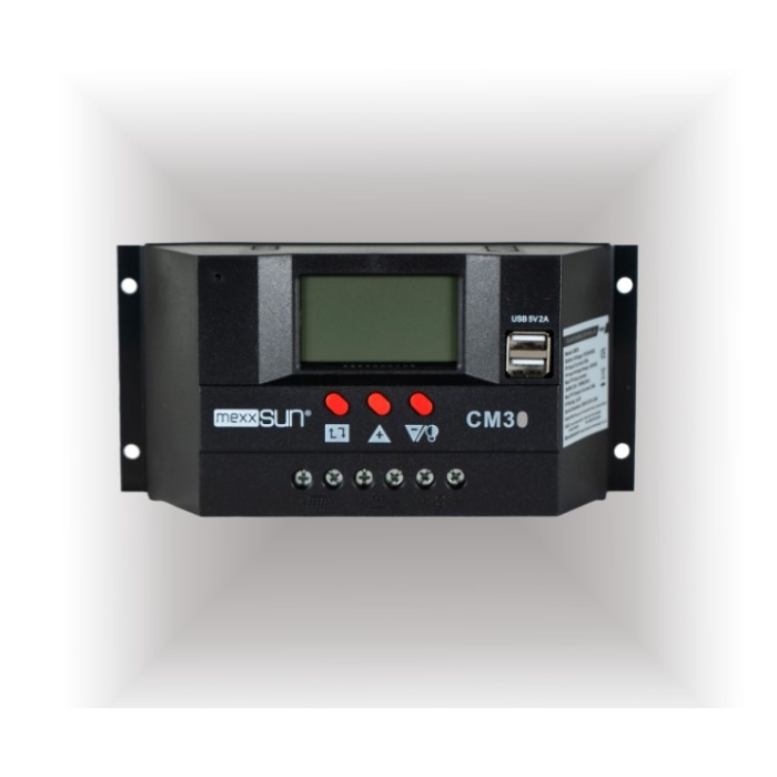 30 Amper (12V / 24V) Güneş Paneli Şarj Kontrol Cihazı