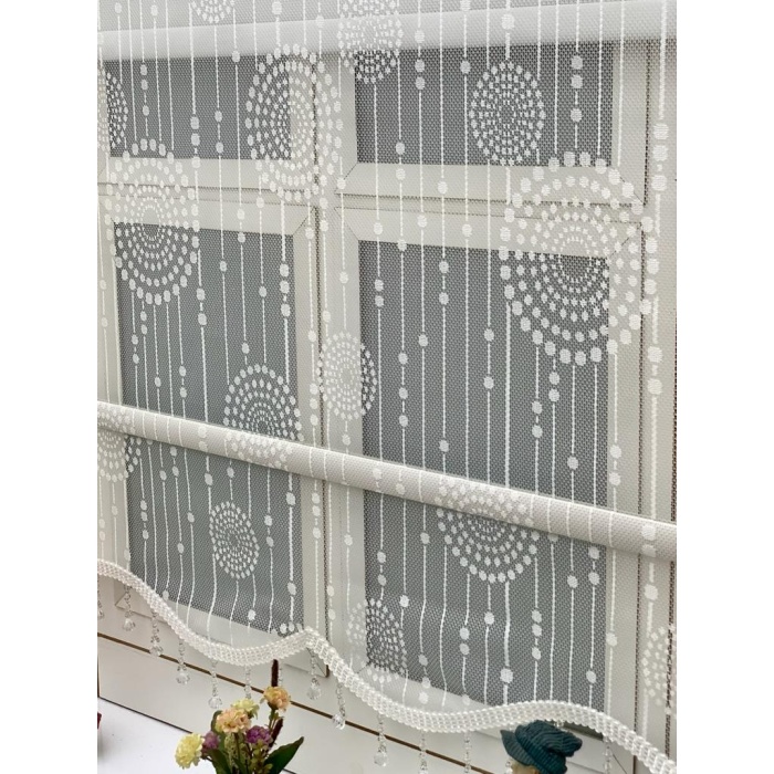 Yazar Home Boncuklu Çift Mekanizmalı Zebra Stor Perde - 3566