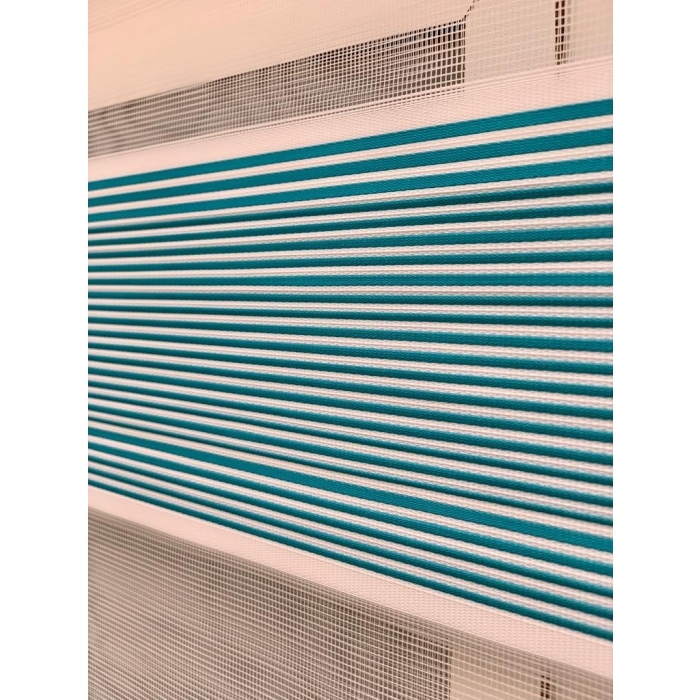 Yeni Sezon 1. Kalite Zebra Stor Perde (turkuaz mikro 8047)