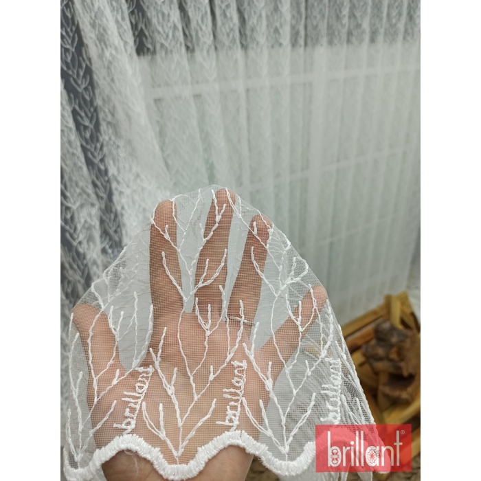 Brodeli Tül Perde - 8D3257
