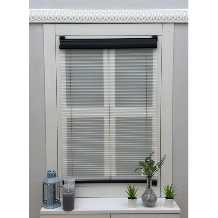 YAZAR HOME ÇİFTLİ SİSTEM PLİSE PERDE-ANTRASİT