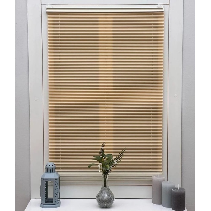 YAZAR HOME ÇİFTLİ SİSTEM PLİSE PERDE-BEJ