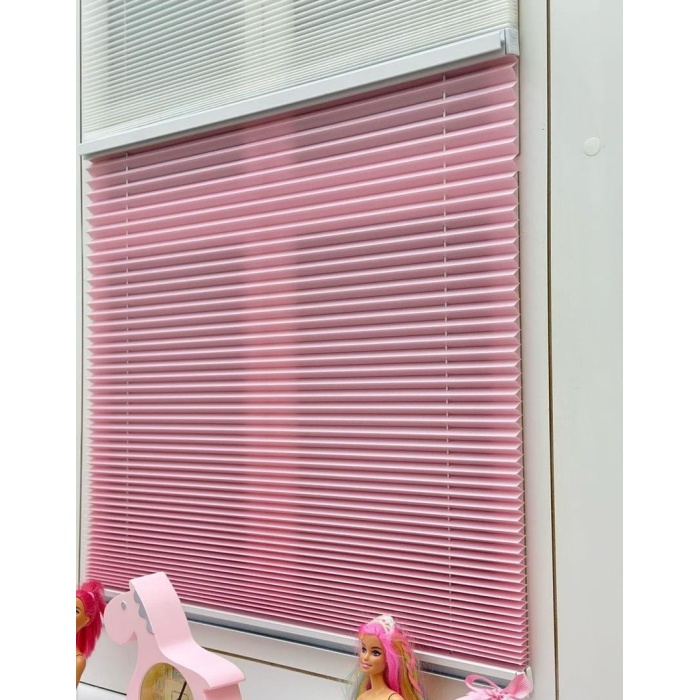 YAZAR HOME ÇİFTLİ SİSTEM PLİSE PERDE-PEMBE