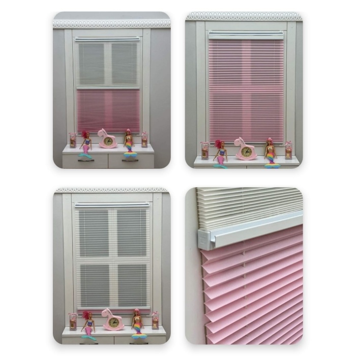 YAZAR HOME ÇİFTLİ SİSTEM PLİSE PERDE-PEMBE