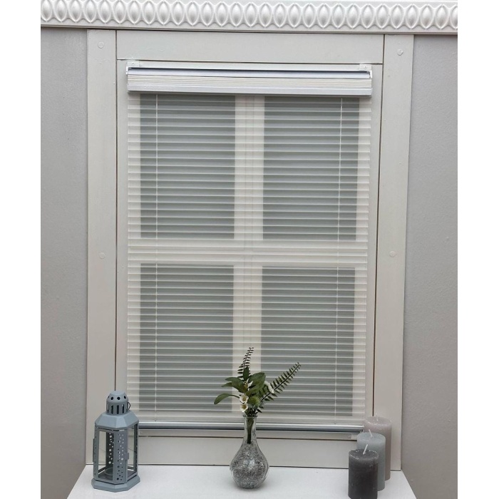 YAZAR HOME ÇİFT SİSTEM PLİSE PERDE-BEYAZ
