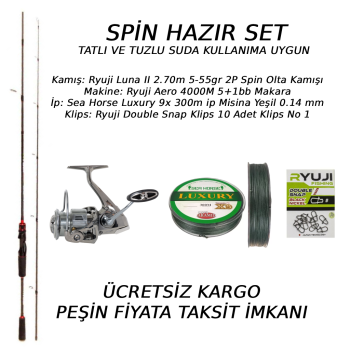 Hazır Olta Light Spin Seti 2