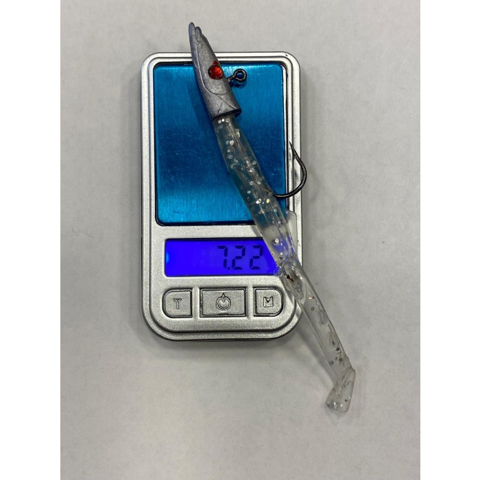 Köpekbalığı Silikon Zargana Seti (4 ADET) 10 cm 7.5 gr