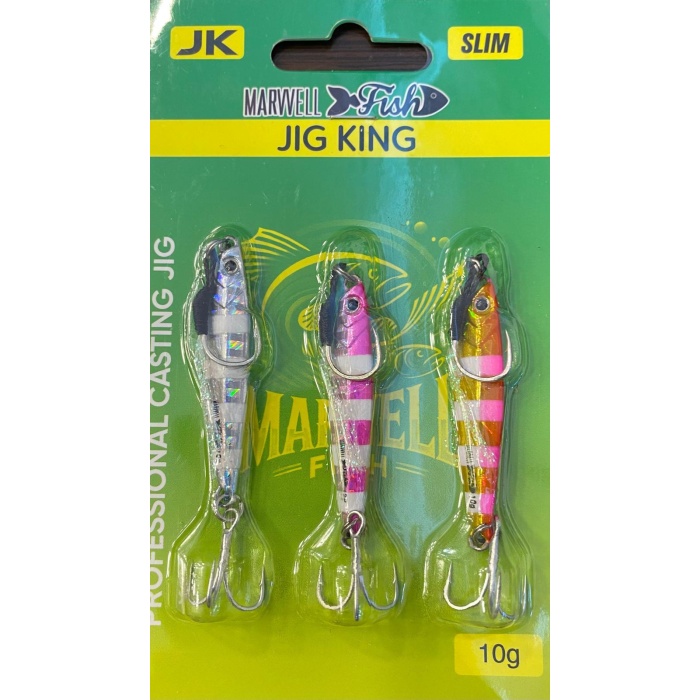 Marwell Jig King Zebra glow (3 Adet)