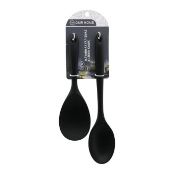 DMR HOME DMR-4850 ( 2PCS ) ( SİLİKON ) KAŞIK SET ( GENİŞ AĞIZ= 6.6X9.5CM--22.5CM ) ( DAR AĞIZ= 5.8X8CM--27.5CM )*144