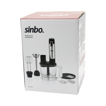 SİNBO SHB-3186 (TURBO) MULTİ BLENDER SETİ (DOĞRAYICI& MİKSER& BLENDER) (RENDE DİLİM DİSKLERİ) (300W) (2LT HAZNE)*4